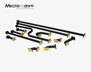 What are the potential applications of the double ridged flexible waveguide?